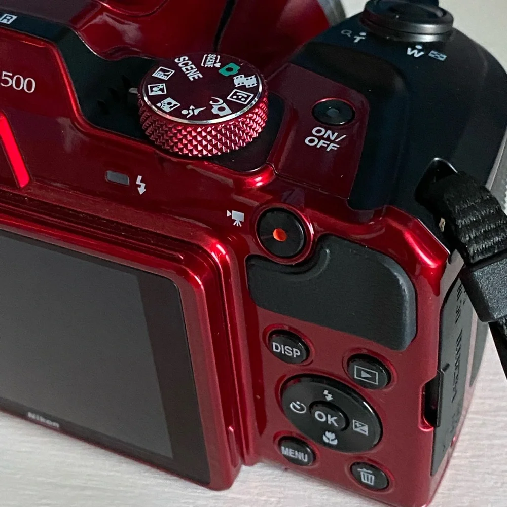 Used red COOLPIX B500 Digital Camera from Nikon